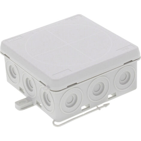 Wiska 10109586 Abzweigkasten (L x B x H) 86 x 86 x 41 mm Lichtgrau (RAL 7035) IP55 1 St.