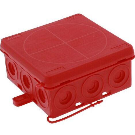 Wiska 10109592 Boîte de dérivation (L x l x H) 86 x 86 x 41 mm rouge IP55 1 pc(s) C046001