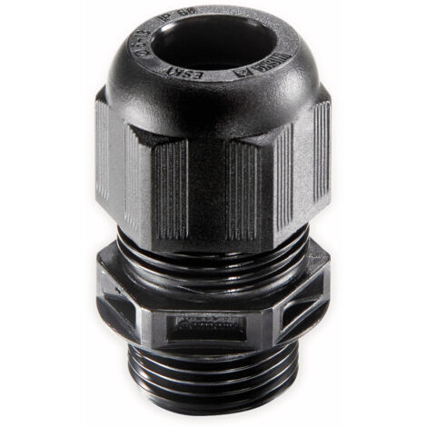WISKA Kabelverschraubung, 10061864, ESKV 20 PLUS, M 20x1,5, metrisch, Schwarz