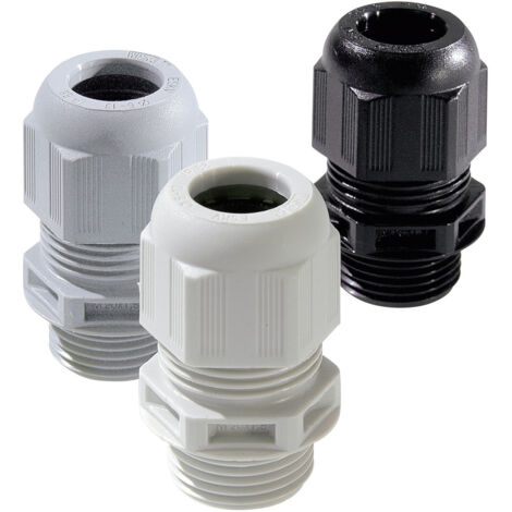 WISKA Kabelverschraubung, 10066122, ESKV 20, M 20x1,5, metrisch, Schwarz