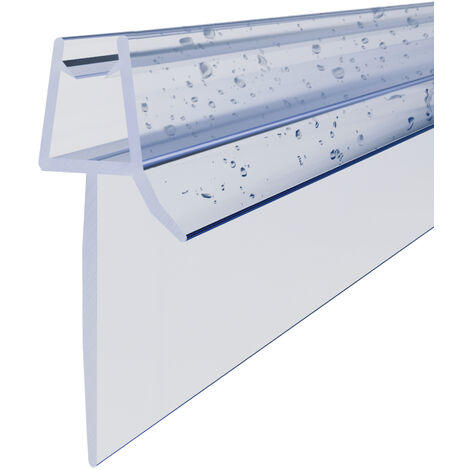 WITEN&NOCK Duschdichtungen mit extra verlängerter Dichtlippe für Drehfalttür Duschtür Gerade Glasstärke 5 mm 6 mm Länge 90 cm