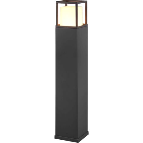 WITHAM PALO ALTO LED 14,5W 1450lm, 2300+3000+4000K DA ESTERNO ANTRACITE CON REGOLAZIONE LUCE CALDA-FREDDA IP54 H. 80CM