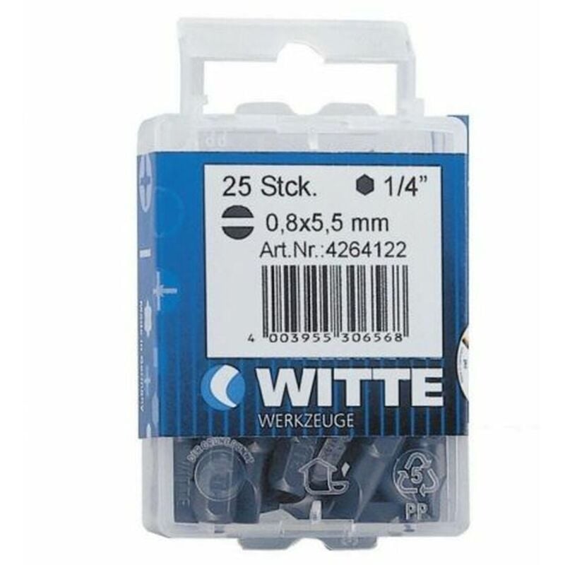 Set di punte Witte Alba Plana 15 Unità 15 Pezzi