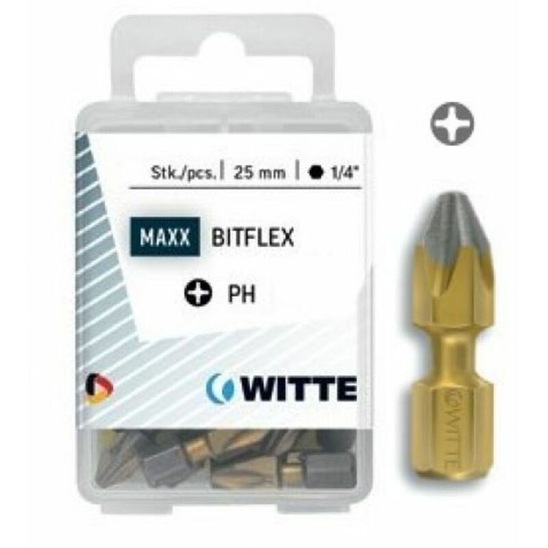 Set di punte WITTE PH 3 DIAMOND FLEX PH3 5 Unità