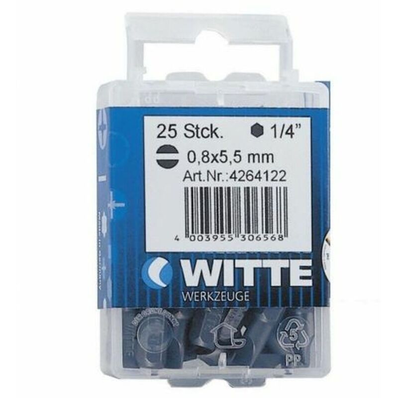 Set di punte WITTE Alba Plana 25 Unità 25 Pezzi