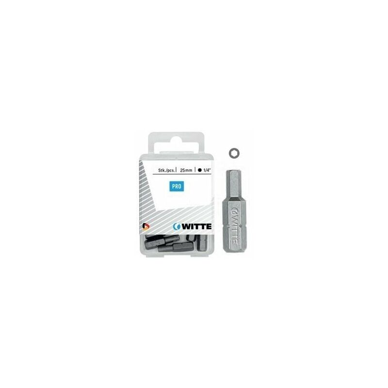 

Witte 427083 - 10 Puntas En Cajita De Plástico Largo 25 Mm (Sw3)