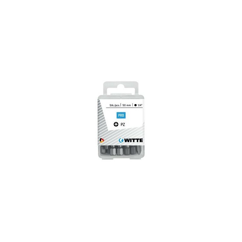 

WITTE 427547 - 10 Puntas en cajita de plástico largo 50 mm (PZ 3)