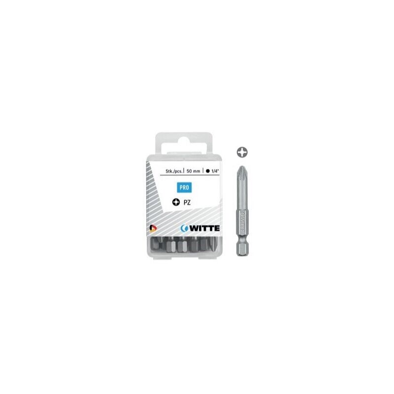 

WITTE 427541 - 5 Puntas en cajita de plástico largo 50 mm (PZ 1 TIN)
