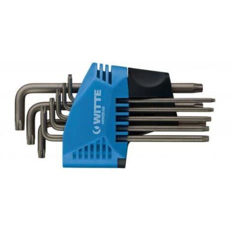 WITTE 45032 JUEGO DE 8 LLAVES TORX ACODADAS