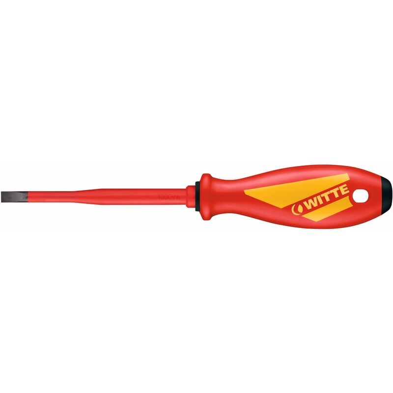 Maxx vde Slim Insulated Tournevis à tête plate avec tige réduite (40x100 mm) Witte 53904