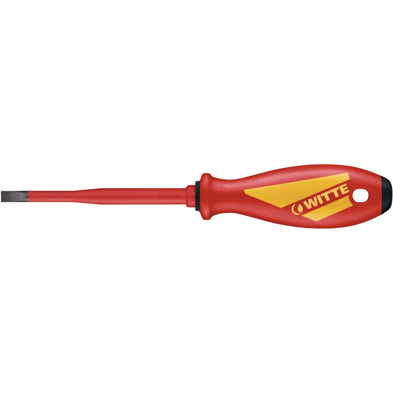 Image of Witte - maxx vde Slim Isolierter Schlitzschraubendreher mit reduzierter Stange (55x125 mm) 53905