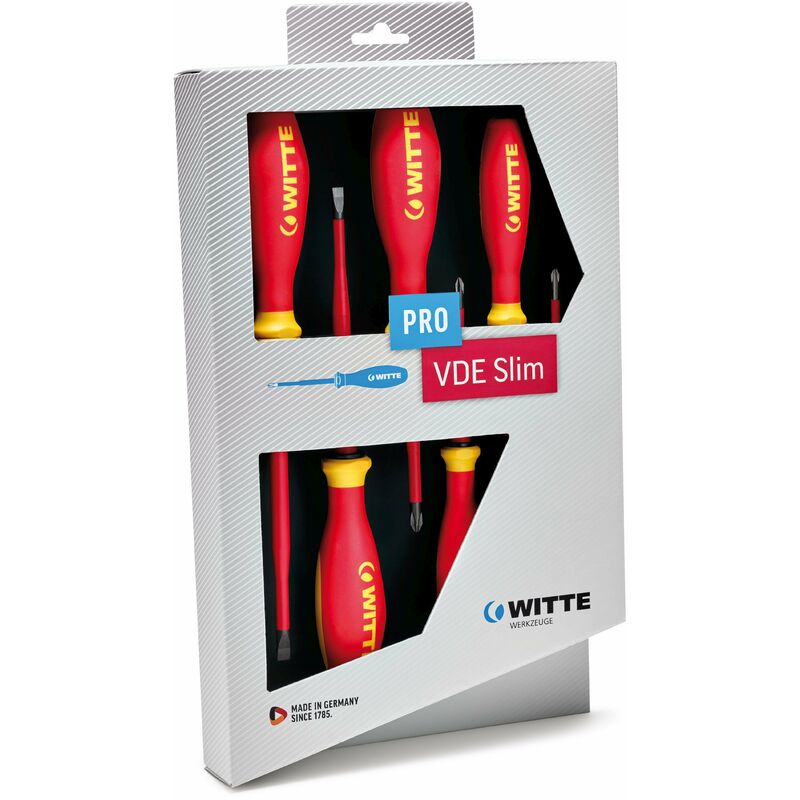 

Witte 670080 - Juego De 5 Destornilladores Pro Vde Slim (Pl/Ph)