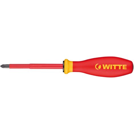 Witte 74062 - Isolierter Schraubendreher Phillips Pro VDE (PH1X80)