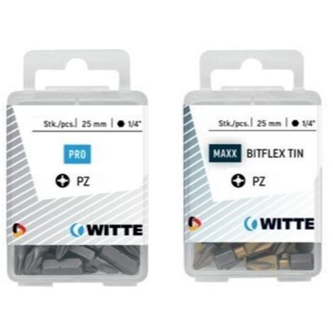 Witte PZ1 Bitflex Lot de 25embouts 25mm