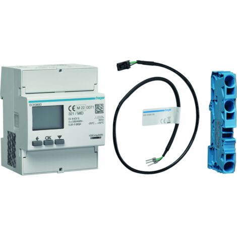 Witty accessoire Kit comptage MID pour XEV1R triphasé livré avec connecteurs HAGER XEVA433