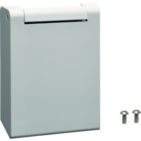 Witty pièce détachée - kit couvercle prise gris pour borne witty XEV1K ou XEV1R - HAGER XEVS100