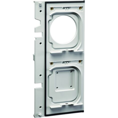 Witty pièce détachée - support prise M3 gris pour borne witty XEV1Rxx - HAGER XEVS116