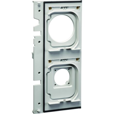Witty pièce détachée - support prise M3M2 gris pour borne witty XEV1Rxx - HAGER XEVS117