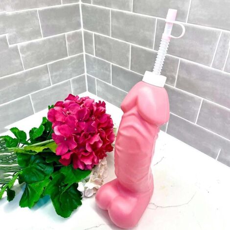 Witzige Wasserflasche für Junggesellenabschiede, wiederverwendbar, Scherzartikel für Partys und Feiern.