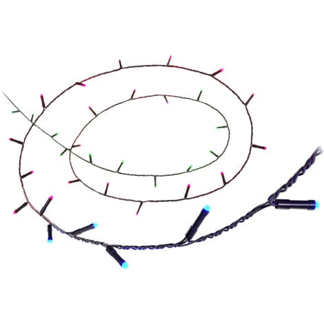 WiZ 8720169076969 Lichterkette Innen/Außen über USB Anzahl Leuchtmittel 160 LED RGB per App steue