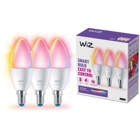 WIZ AMPOULE MODERNE 3 ampoules flamme 40 W C37 E14
