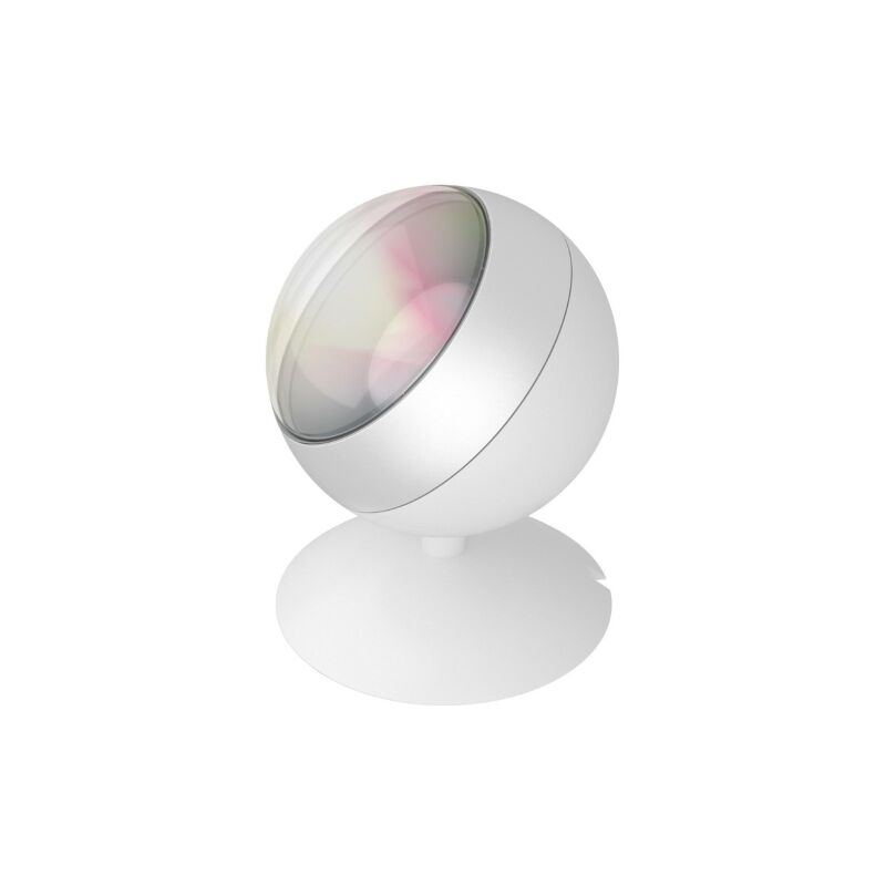 Image of WiZ faretto LED Smart Quest WiFi. Bianco opaco. Dimmerabile, 64.000 tonalita' di bianco, 16 milioni di colori. Funziona con Amazon Alexa e Google
