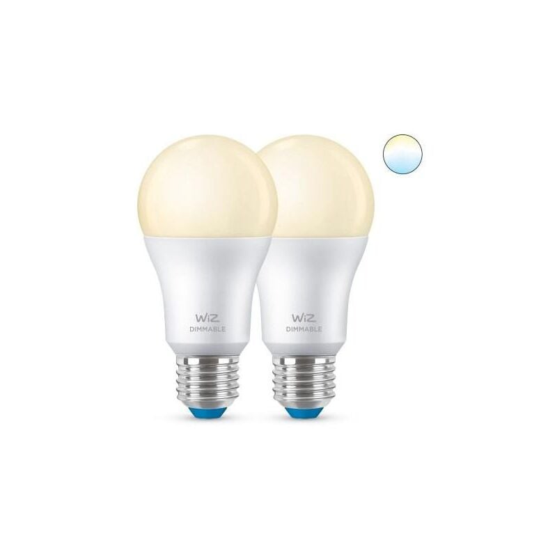 Lampadina 8 w (Eq. 60 w) A60 E27 x2 - WIZ