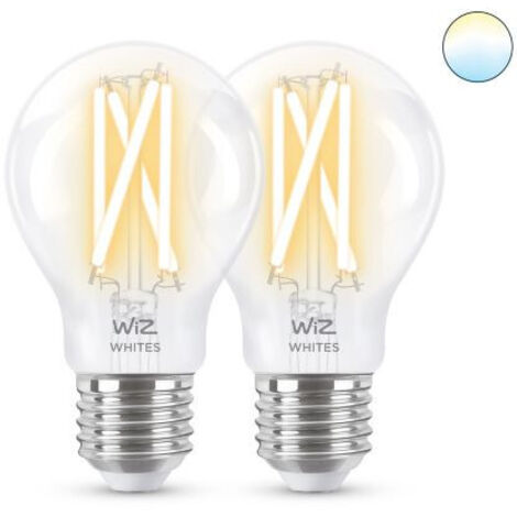 WiZ Lampe LED 2 filaments transparents A60 E27