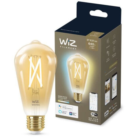 WiZ Lampe LED Filament ambre ST64 E27