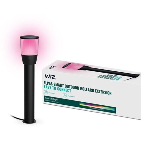 WiZ LED Wegeleuchte RGBW Bollard in Schwarz 4,8W 300lm IP65 Erweiterung