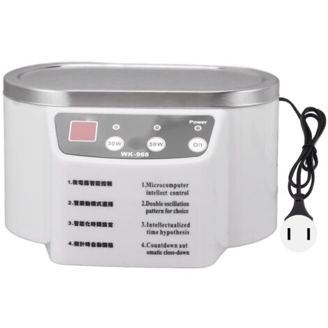 WK968 Ultraschallreiniger für Schmuck, Elektronik und Brillen – 110 V (US-Stecker)