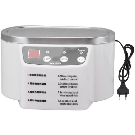 WK968 Ultraschallreiniger mit Touchscreen – Reinigungsgerät für Schmuck, Leiterplatten, Brillen und mechanische Teile – 220-V-EU-Stecker