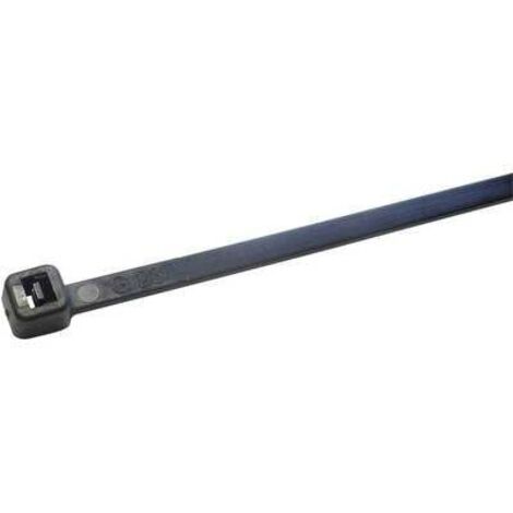 WKK 11032071 11032071 Serre-câble 100 mm 2.50 mm noir stabilisé aux UV 100 pc(s) S329241