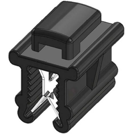 WKK 50096 Fascetta per cavi 200 mm 4.80 mm Nero Fascetta montaggio trasversale, stabile al calore, resistente alle inte