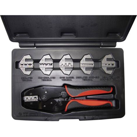 WKK 60166 Kit pinza crimpatrice Capocorda isolato, Capocorda isolato, Connettore piatto non isolato, Connettore a crimp