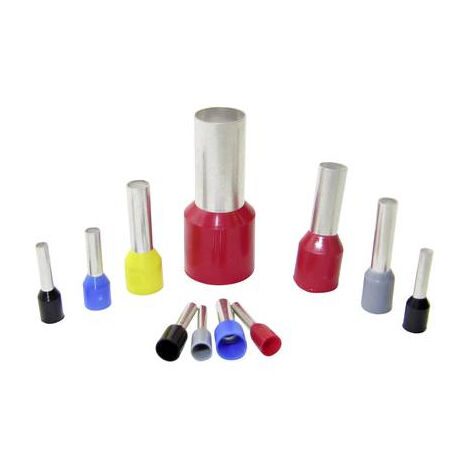 WKK CE 002506D EMBOUT SIMPLE DEXTRÉMITÉ DE CÂBLE 0.25 MM² PARTIELLEMENT ISOLÉ VIOLET 500 PC(S)