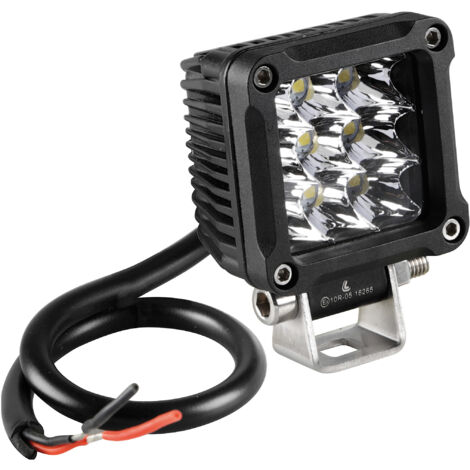 Fari led trattore alluminio abs 48W 16 led 6500K 10.5 cms 4.21 faro led  12v fari led auto faretti led auto faro da lavoro led fari led 12v fari a  led per