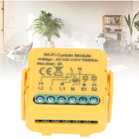 WLAN-Vorhangmodulschalter mit App-Steuerung und Timerfunktion – Elektrische Steuerung von Vorhängen und Jalousien