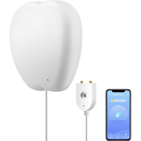 WLAN-Wasserleckmelder für Zuhause, intelligenter Wasserlecksensor, App-Benachrichtigung, kein Hub erforderlich, Wasserüberwachung für Bad und Küche