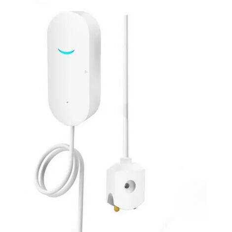 WLAN-Wasserleckmelder mit TUYA Smart-App – Drahtloser Sensor sendet Push-Benachrichtigungen bei Feuchtigkeit für Haus, Keller und Waschküche