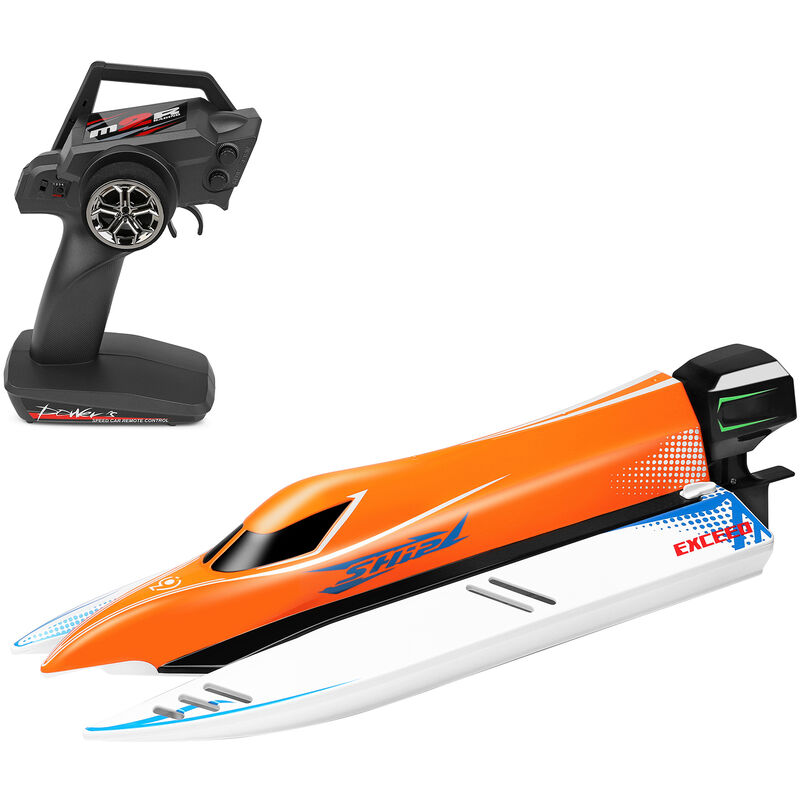 

WLtoys WL915-A Barcos de control remoto 2.4G 45 km / h Barco RC de alta velocidad RC Juguete de regalo para ninos Adultos Ninos Ninas,naranja