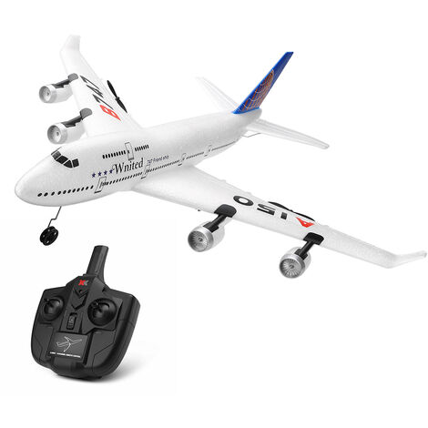 Wltoys XK A150 Airbus B747 modelo de avion RC de ala fija 3CH EPP 2,4G Control remoto avion RTF juguete, blanco