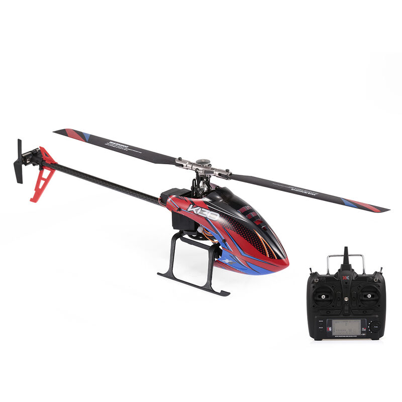 

WLtoys XK K130 RC Helicoptero 2.4G 6CH Sin escobillas 3D6G Flybarless Compatible con FUTABA S-FHSS Stunt Helicopter RTF Toy