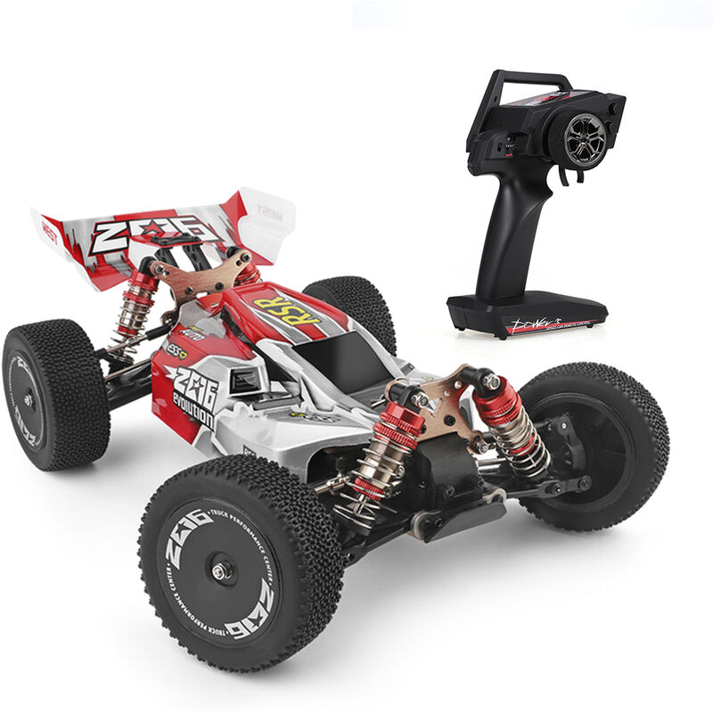 

Wltoys XKS 144001 RC Car 60km / h Alta velocidad 1/14 2.4GHz RC Buggy 4WD Racing Off-Road Drift Car RTR,Rojo, bateria 1x1500mAh