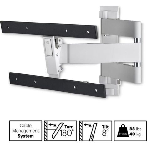WM6453 Ultra Slim OLED TV-Wandhalterung – Schwenkbar, 32"-77", VESA 400