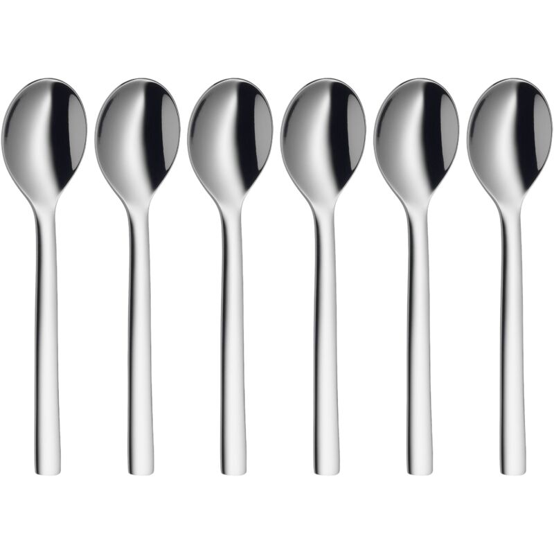 WMF Espressolöffel-Set 6-teilig NUOVA 11cm Cromargan  silber