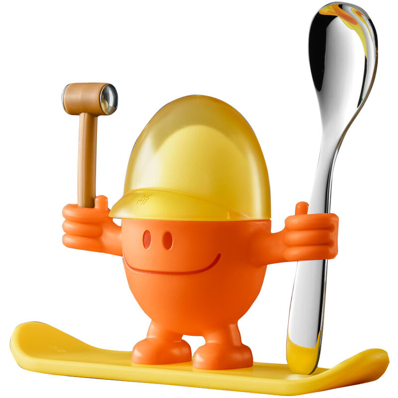 Wmf - Coquetier Mc Egg avec cuillère orange