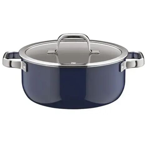 WMF Faitout bas 24 cm Bleu Foncé - Fusiontec Mineral Pro