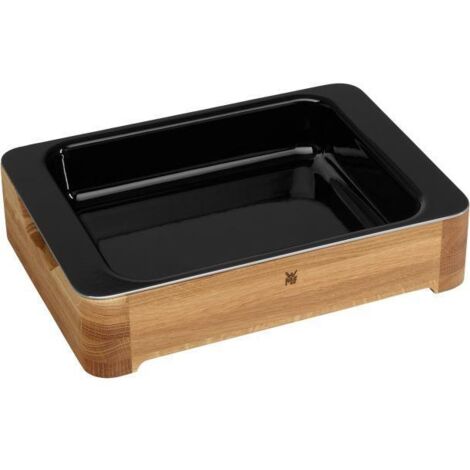 WMF FUSIONTEC Plat de service M + Support bois 0502305291
