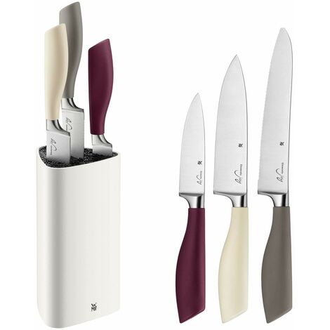 WMF Set di coltelli, Acciaio Inossidabile, Bianco, 4 Pezzi